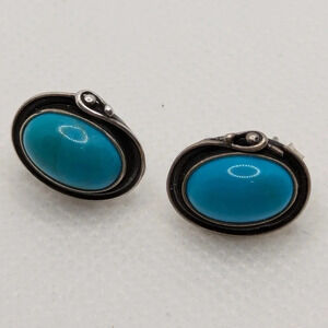 Turquoise sterling  studs